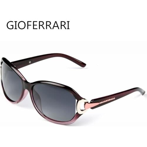GIOFERRARI polarized UV400 sunglasses female star glasses 2021 new round personality female sunglasses driver round face Korean