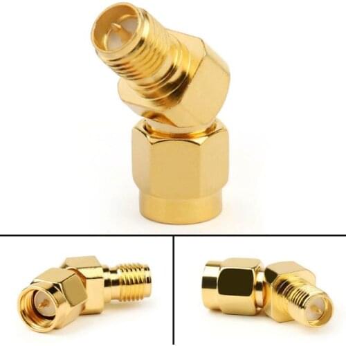 High Quality SMA Male To RP SMA Female 45 135 Degree Adapter Connector