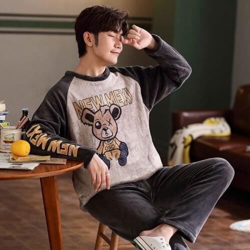 YEYAN Men's Warm Pajamas
