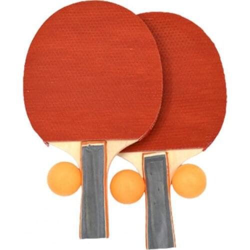 1Set Thickened Professional Training Ping Pong Table Tennis Rackets for Beginners Fitness Outdoor Activity Table Tennis Rackets