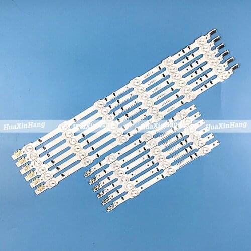 10sets LED Strip for Samsung UE40H7000SL UE40H7000 UE40HU7000U UE40H7000AT UE40HU6000 UE40HU6900 UE40HU7000 BN96-32175A 32174A