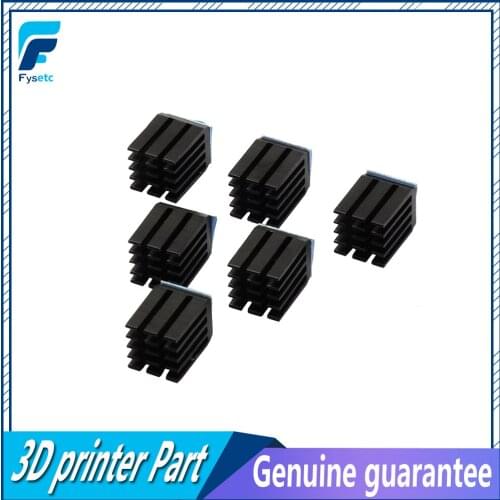 20pcs Motor Driver Heat sinks Cooling Black Heatsink for DRV8825/A4988/TMC2100 /TMC2208 /TMC2130 Drive Module 3D Printer Parts
