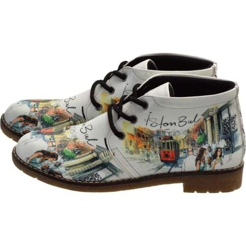 Digital printed women hashpapi boots