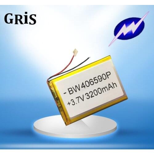 3.7V 406595, polymer lithium battery, 3200mAh navigator, tablet PC, MID general purpose battery Rechargeable Li-ion Cell