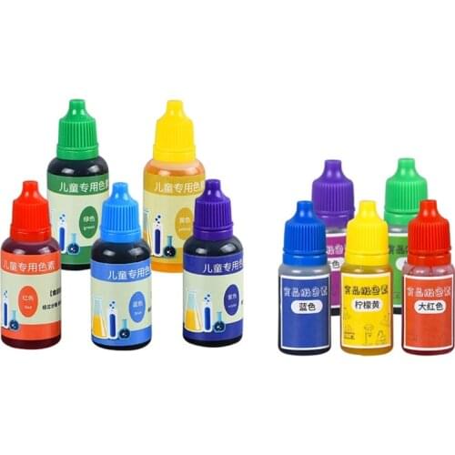 5 Colors 10ml/20ml DIY Manual Soap Colorant Tool Kit Handmade Soap Dye Pigments Base Color Liquid Pigment