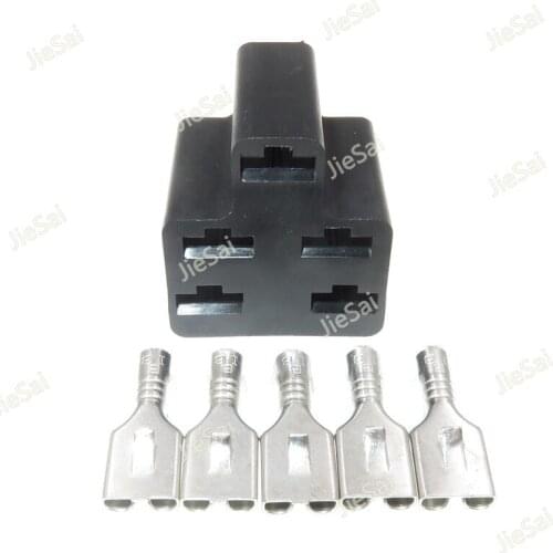 5 Pin Auto High Current Connector High Power Harness Plug 6.3mm Female Plugs