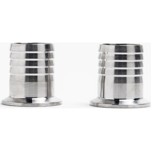 76-89mm Tri Clamp Hose Barb Adapter Stainless Steel 304 Ferrule Tri Clover Sanitary Pipe Fitting For Homebrew