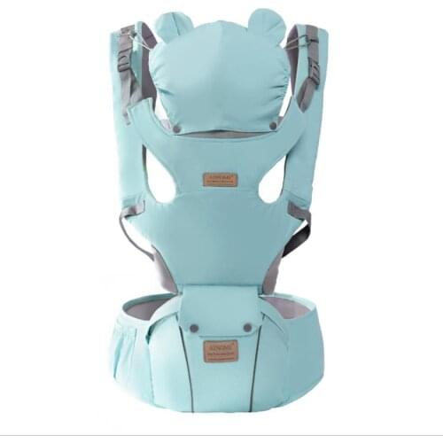 AINOMI (yx1808 green) infant Baby Carrier with waist stool ,Baby Wrap ,Baby Sling