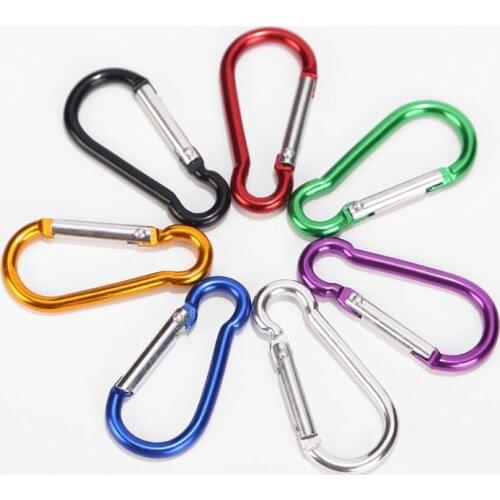 Free Shipping+Wholesale Hoist shape aluminium carabiner Mountaineering buckle Key Chain Hook,5000pcs/lot SN1342