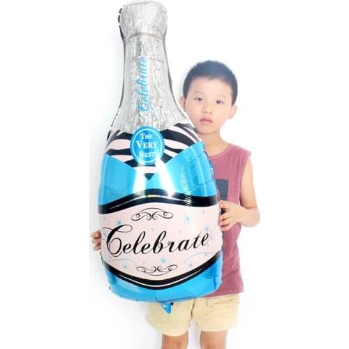 100x50cm large beer Wine bottle balloons bar Opening happy birthday party decorations kids and adult Champagne wedding globos