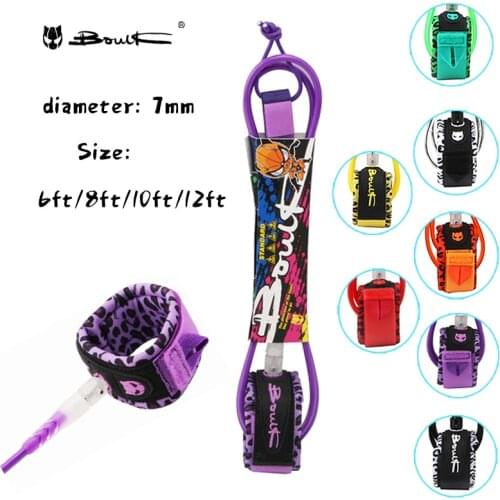 Boulk outdoor aquatic products surfboard safety foot rope purple surfboard foot rope accessories safety protection rope