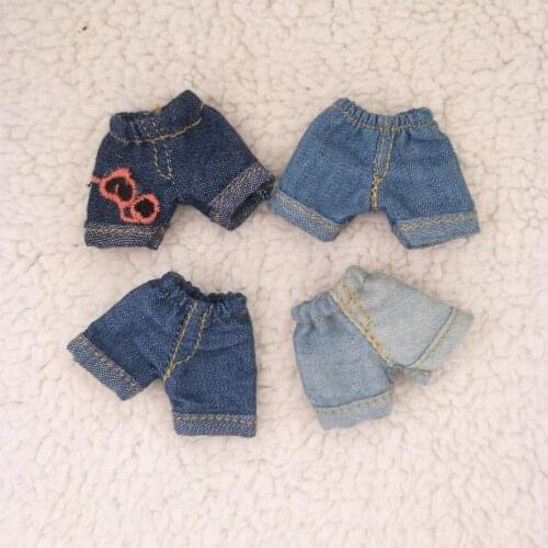 Ob11 baby clothes obitsu11 pants jeans long shorts casual pants for GSC clay doll 1 / 12bjd clothes Doll accessories