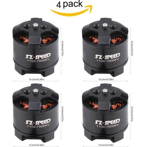 F-Cloud 1106C1-4500 / 6000 KV FPV Racing Drone Motor Violent Motor Upgrade Version High Speed Motor