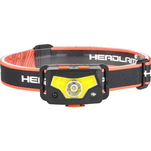 XPG+COB Headlamps Built-In Battery USB Rechargeable Magnet Design Hunting Fishing Camping Waving Sensor Lights