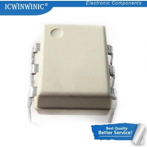 100piece 4N25 DIP DIP6 photoelectric coupler