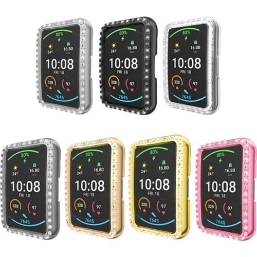 1 pcs TPU Electroplating Cover Suitable for Huawei Watch fit Watch Case TIA-B09 All-inclusive Full Cover Screen Watch Cases