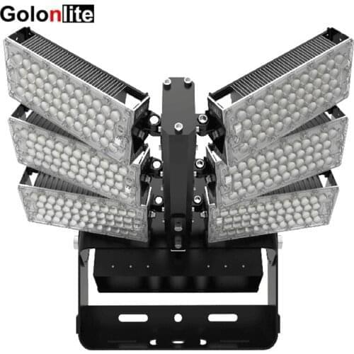 Golonlite LED floodlight 1000W 500W 1200W 1500W 800W 600W Adjustable 120V 220V 230V 277V 160Lm/W high lumens 5 years warranty CE