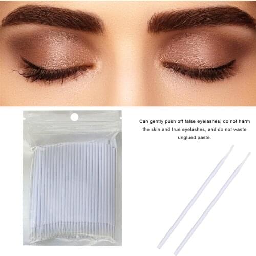 Disposable Eyelashes Cotton Swabs Applicator Lash Extension Small Makeup Tools for Personal Health Eyes Decoration
