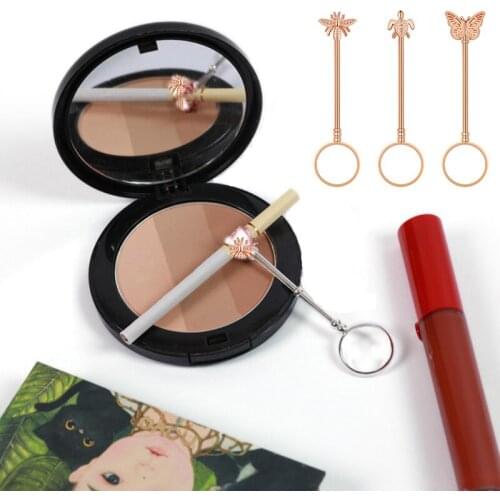 Metal Smoking Accessories Cigarette Hand Holder Vintage Finger Ring For Women Rose Adjustable Slim Cigarette Clip Smoking Holder