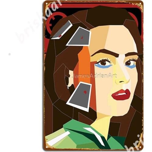 Netflix - Katherine Langford Metal Signs Painting Décor Retro Cinema Living Room Club Bar Tin sign Posters