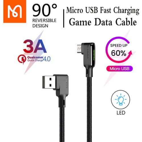 Mcdodo Micro usb 3A Fast Charging Charger Cable for Samsung oppo a93 2020 Huawei Android Mobile Phone usb Cable