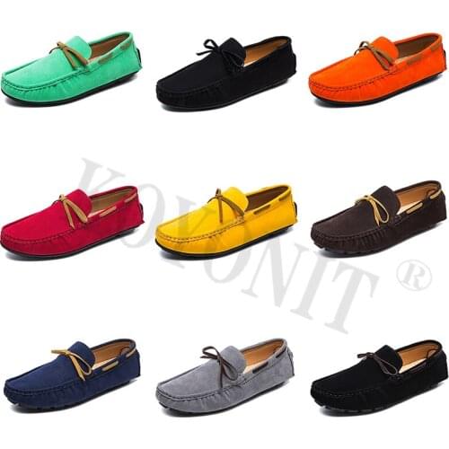 Size 48 Men Casual Shoes Fashion Women Man Luxury Leather Men Loafers Moccasins Slip On Mens Flats Male Driving Shoes 47 46 45