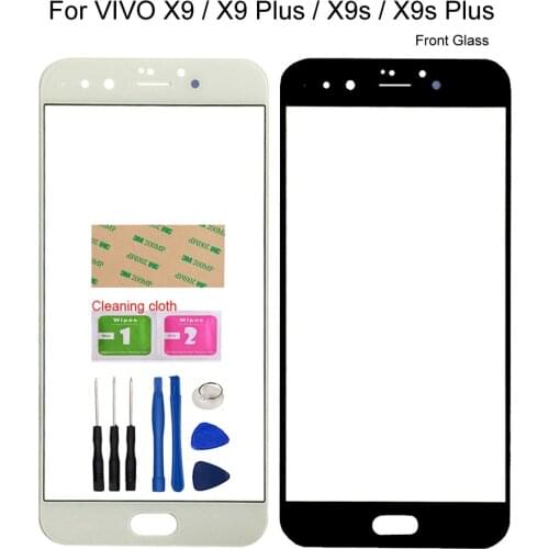 For Vivo X9 Plus Front Glass Panel For VIVO X9S Plus (No Touch Screen) Outer Glass Cover Repair Assembly Parts