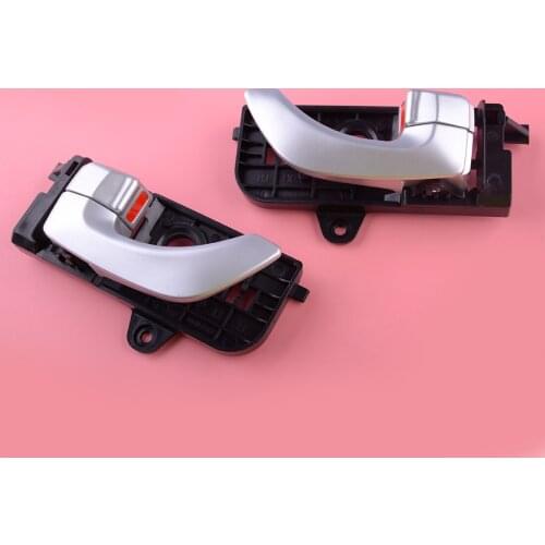 CITALL 826103K020 826203K020 1 Pair Front Inside Silver Door Handle Fit For Hyundai Sonata 2006 2007 2008