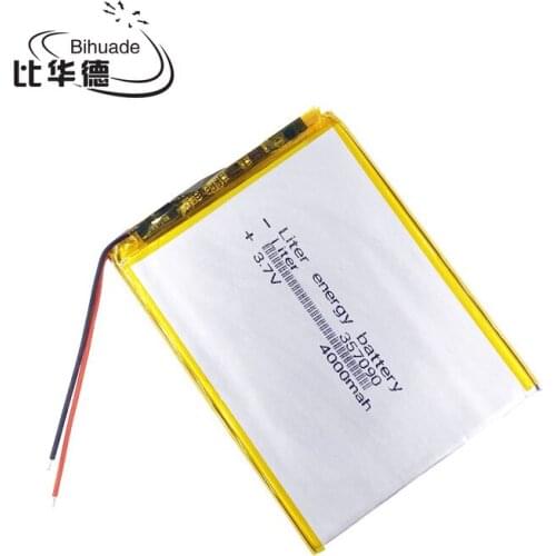 Polymer lithium ion battery 3.7 V, 357090 4000MAH can be customized wholesale CE FCC ROHS MSDS quality certification