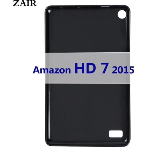 Case For Amazon Kindle Fire HD 7 2015/2017 7.0inch Fire HD7 Bendable Soft Silicone TPU Protective Shell Shockproof Tablet Cover