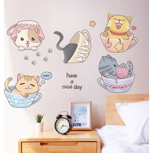 Cat Wall Stickers Shijuekongjian China
