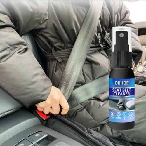 30ml Safety Belt Retreading Agent Car Interior Parts Auto Roof Cleaner Fabric Leather Seat Cleaning Agent Strong Decontamination