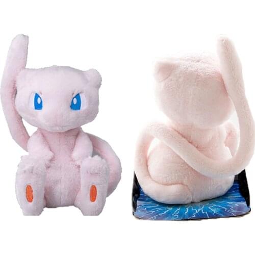 Takara Tomy Pokemon Plushie Japanese Anime Mew Pink Cute Stuffed Toys Collections Kids Dolls Kawaii Room Decor Halloween Gifts