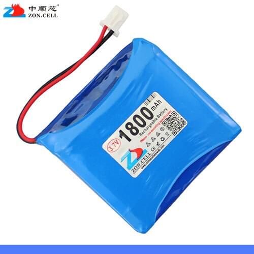 In the 1800mAh 334348*2 core 3.7V polymer lithium ion battery 654550 story machine learning Rechargeable Li-ion Cell