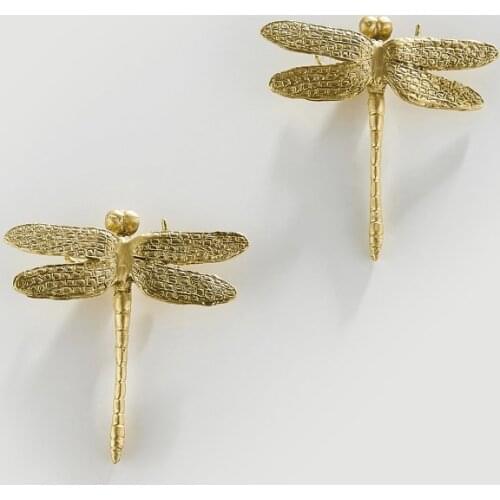 Dragonfly Shape/ Brass Knobs Cupboard Pulls Drawer Knobs Kitchen Cabinet Handles Furniture Handle Hardware