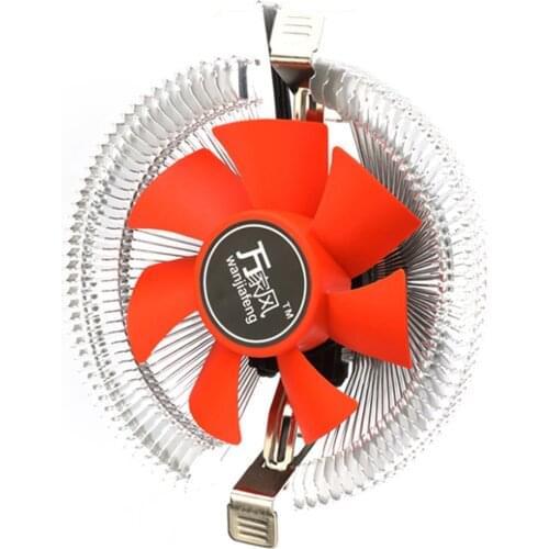 Long Service Life Super Quiet Computer PC CPU Cooler Cooling Fan Heatsink for Intel LGA775 1155 AMD AM2 AM3 754