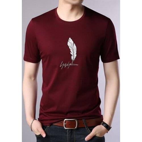 High quality mens summer T shirt male casual o-neck t shirt short sleeve fashion printing tops tee