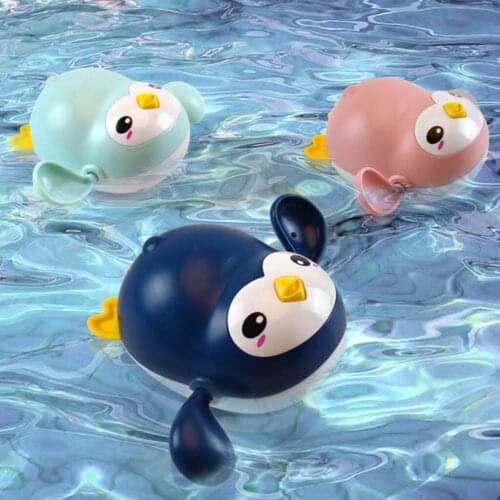 Clockwork Animals Toys Wind Up Swimming Pool Bath Penguin Toddler Baby Bathing Pools Paddling Water Floating Toy