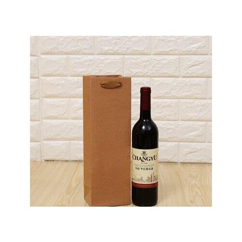 100pcs kraft paper single and double wine bags, wine packing bags, red wine handbags gift bag