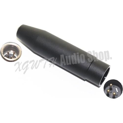 TA3F 3 Pin Mini XLR Male Condenser Microphone to XLR / XLR Mini 3pin Mixer Speaker Power Adapter