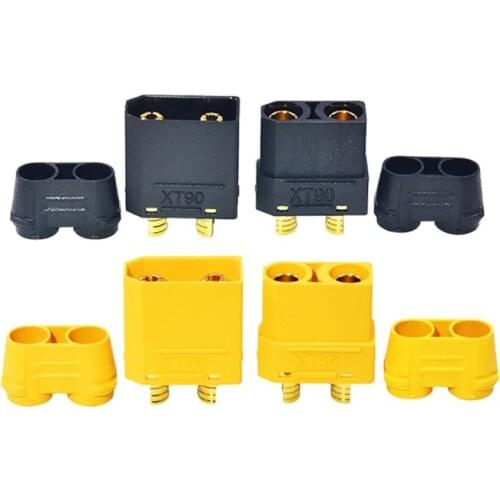 10PCS Amass XT90H 45A Large Current Plug XT90 XT-90 Male Female Bullet Connector with Sheath Housing for RC Model Battery