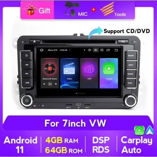 PX5 2 DIN Android 11 car radio For Seat Altea Leon Volkswagen VW Passat b6 POLO golf 5 6 touran CC 2din autoradio stereo audio