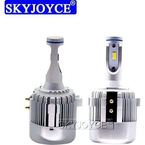 SKYJOYCE 2PCS Canbus NO Error H7 LED Car Headlights Low Beam CSP Chips For VW Golf 6 Golf 7 6000K White G2 H7 Automible LED Bulb