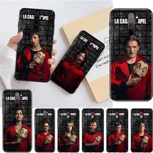 La Casa De Papel Money Heist Coque Shell Phone Case for Redmi Note 9 8 8T 8A 7 6 6A Go Pro Max Redmi 9 K20