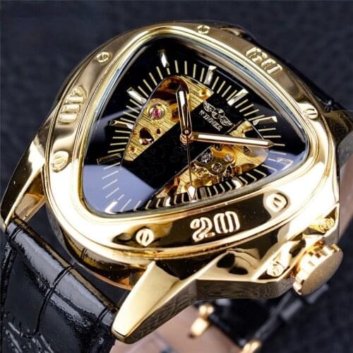 Sport Mechanical Watches Mens Leather Band Automatic Wristwatch Luxury Designer Waterproof Watch For Men Relojes Para Hombre