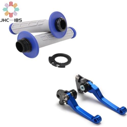 Motorcycle Handlebar Lock-on Grips Twister Throttle Tube & Brake Clutch Levers For YAMAHA YZ250F 01-06 YZ426F 01-02 WR250F 01-02