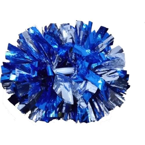 High quality 40CM game pompoms cheering supplies Cheerleader pom poms supplies PVC pompons Color can free combination