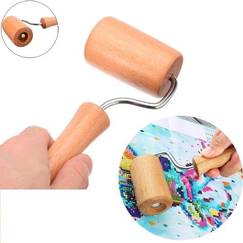 1pcs 5D Diamond Painting Tool DIY Wood Roller Diamond Painting Accessories For Diamond Painting Sticking Firmly With Wood Roller