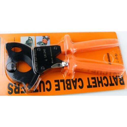 Ratcheting ratchet cable cutter LK-240 240mm2 Max Germany design Wire Cutter Plier, Hand Tool, not for cutting steel wire