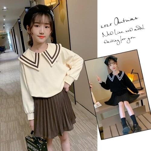 Girls Clothing Sets Autumn Winter Teen Girls Clothing 14 Years Sweatshirt Skirt Set Kids Clothes Girls Christmas Outfit 3-14Y